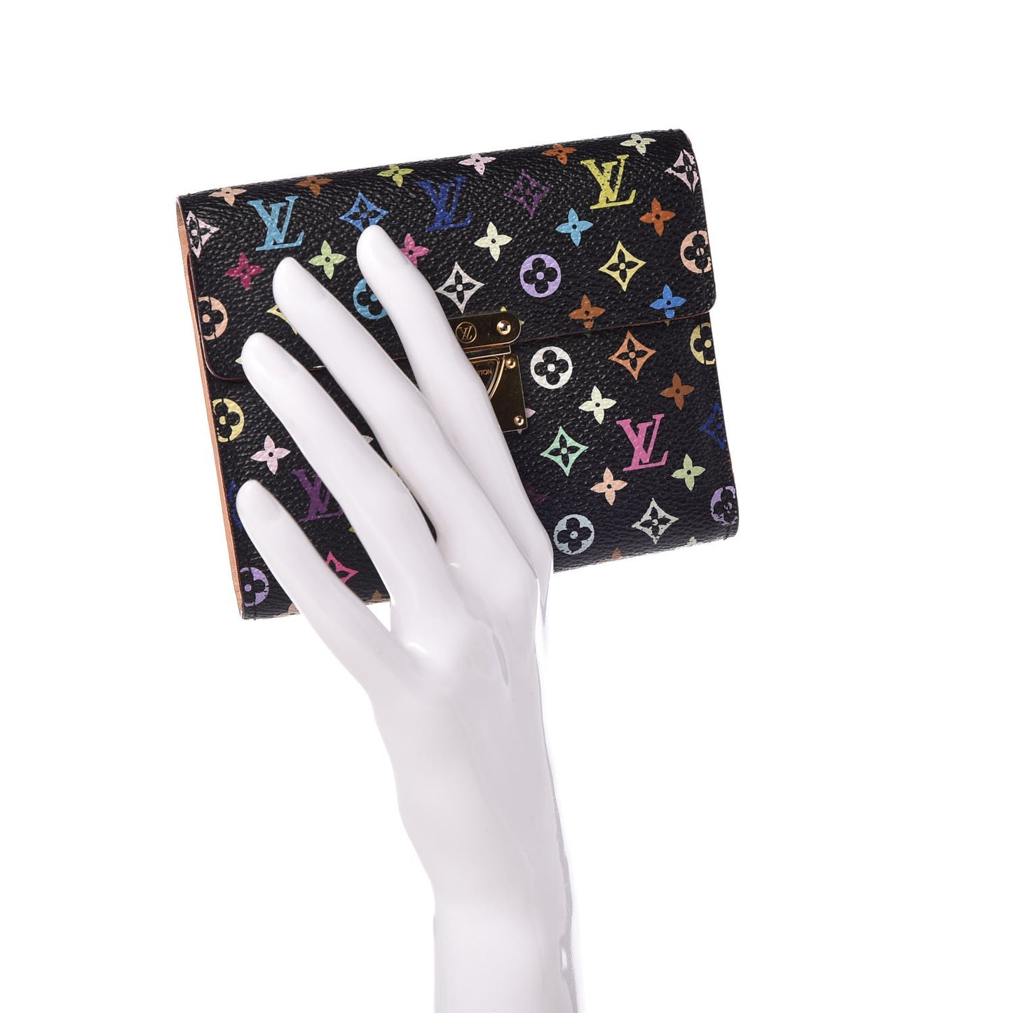 Monogram Multicolor Koala Wallet Black