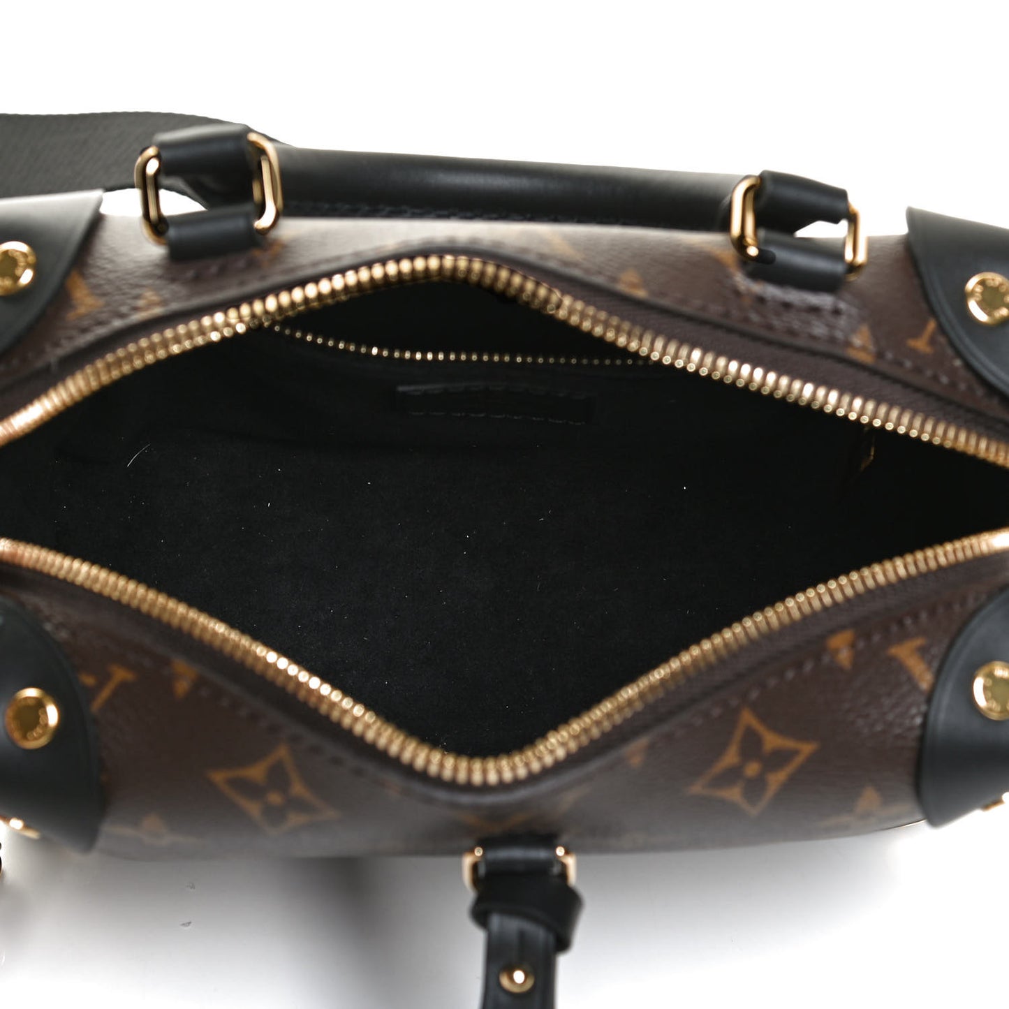 Monogram Petite Malle Souple Black