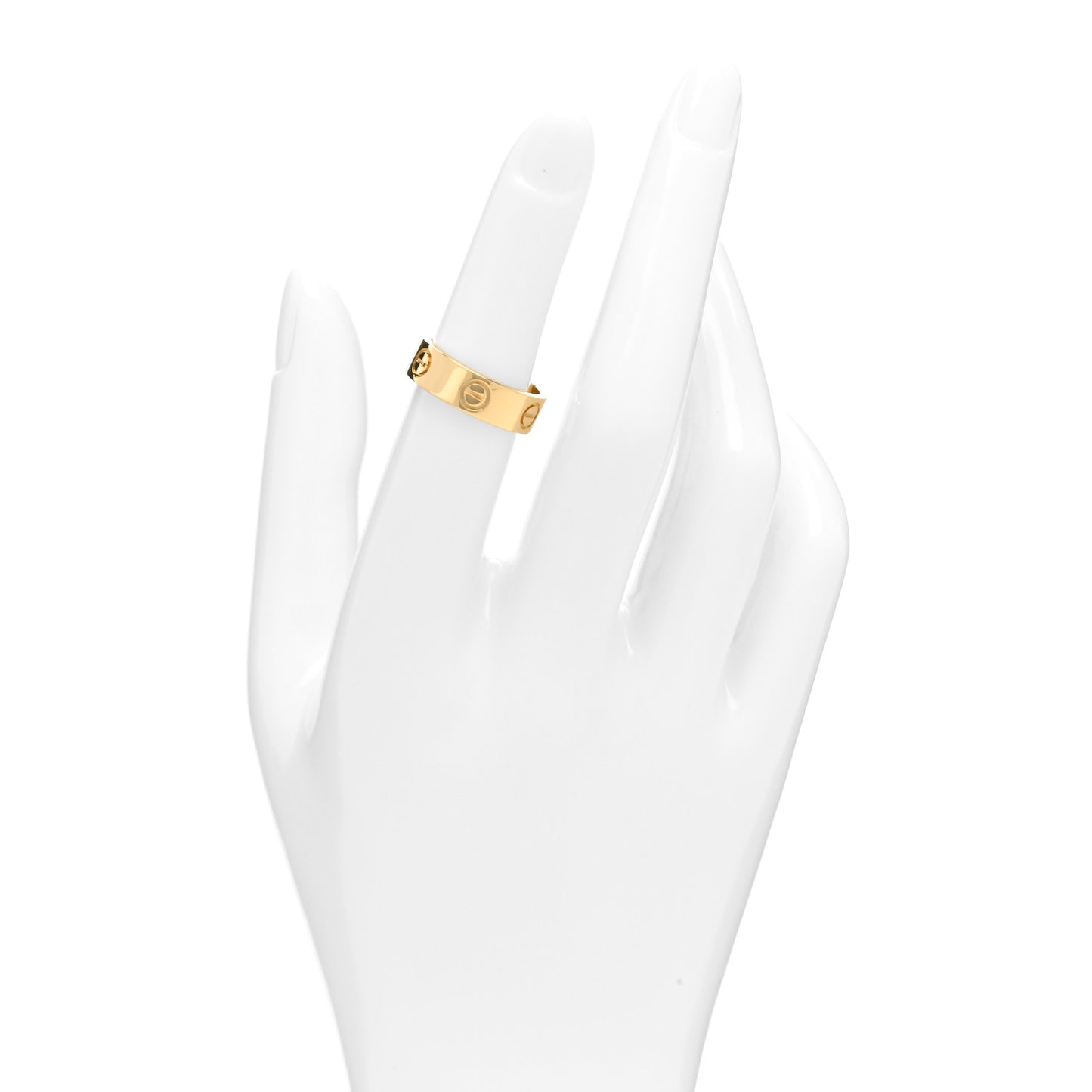 18K Yellow Gold 5.5mm LOVE Ring 50 5.25