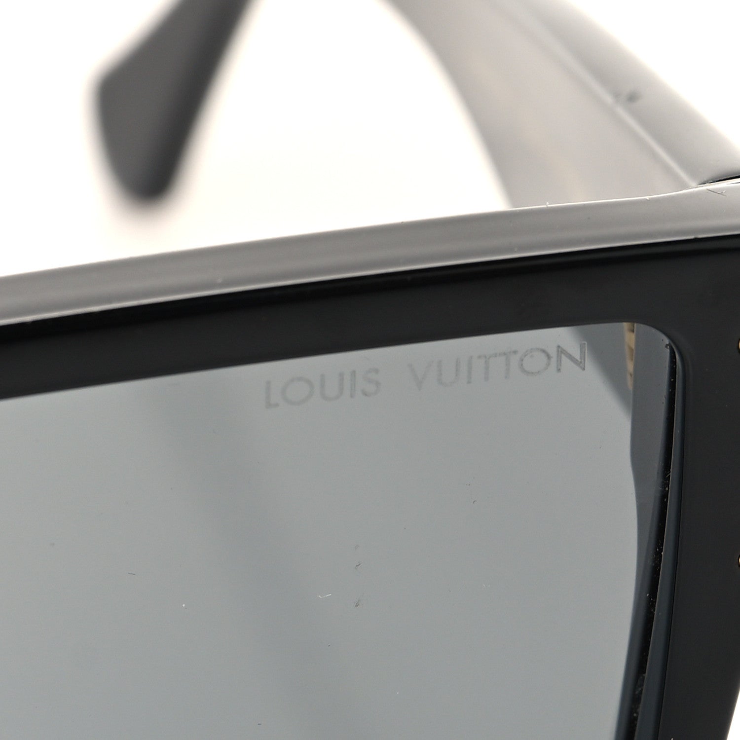 Louis Vuitton Acetate Swarovski Crystal Cyclone Sunglasses Z1578W Black 7 of 8