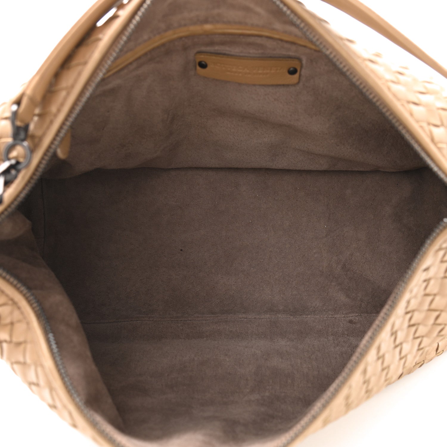Bottega Veneta Nappa Intrecciato Medium Shoulder Bag Camel 4 of 13