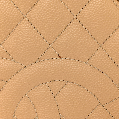 Chanel Caviar Quilted Grand Shopping Tote GST Beige 13 of 14