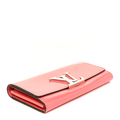 Louis Vuitton Patent Louise Wallet Rose Litchi 4 of 10
