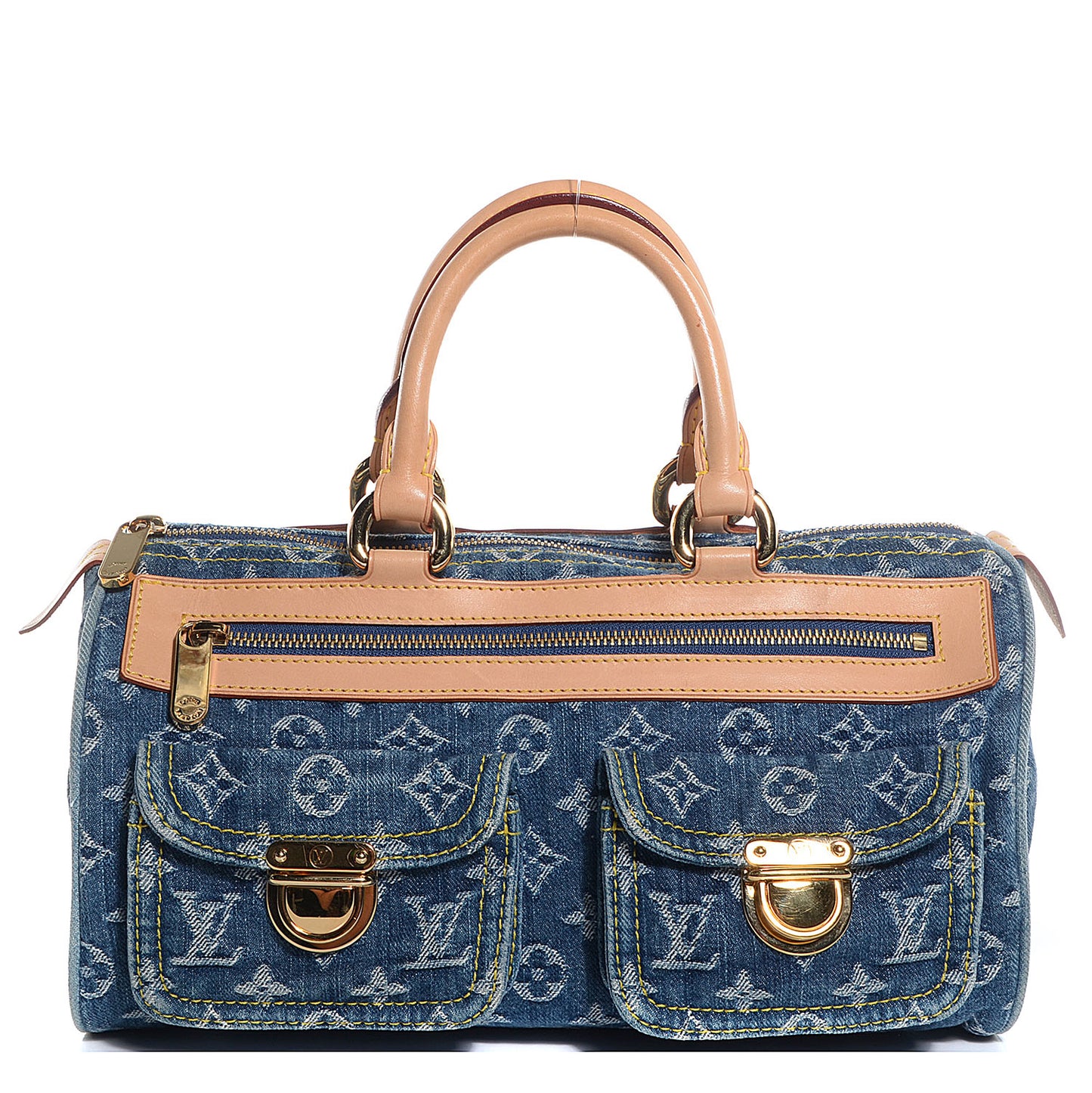 Monogram Denim Neo Speedy Blue