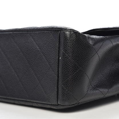 Chanel Caviar Quilted Maxi Double Flap Black 10 of 11