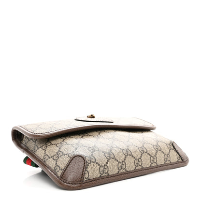 Gucci GG Supreme Monogram Neo Vintage Web Belt Bag Brown 4 of 10