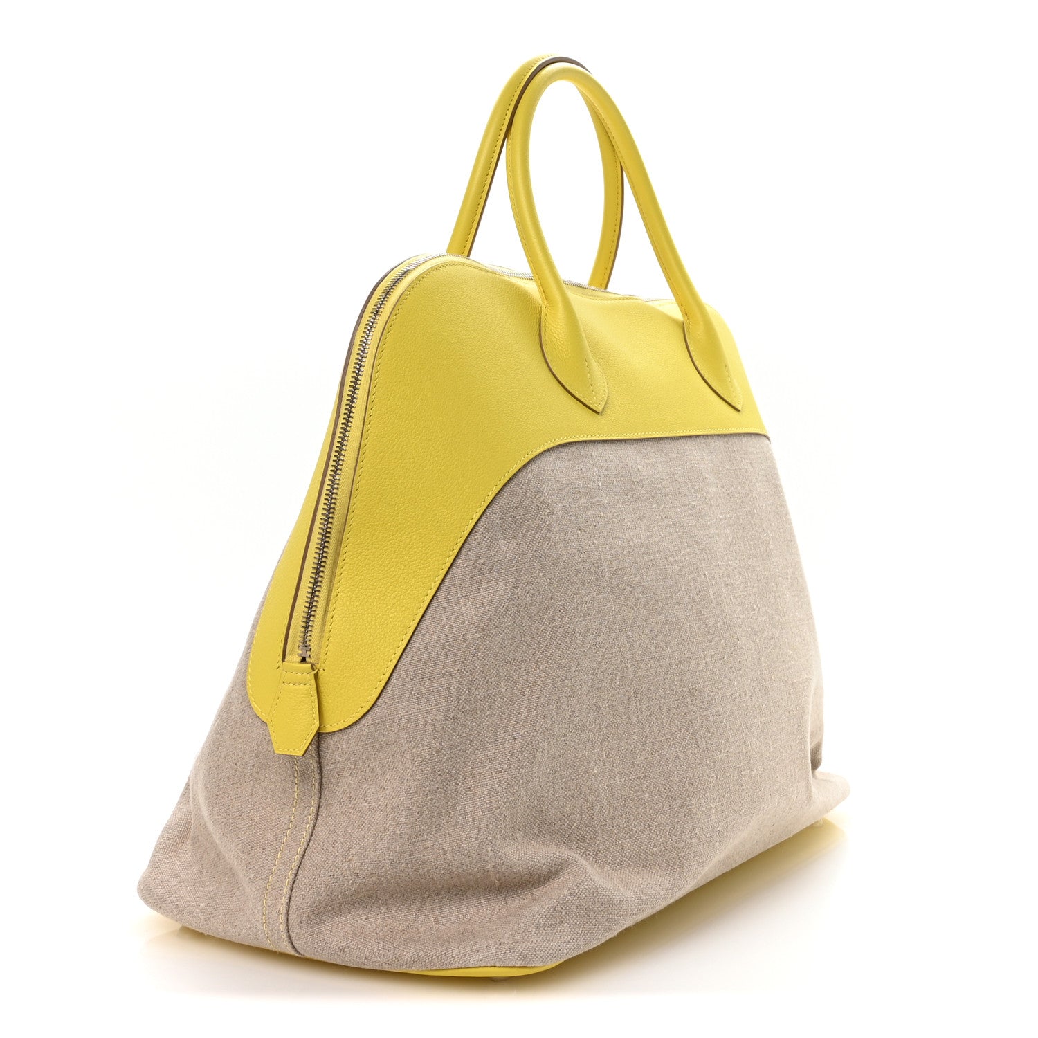 Hermes Toile De Camp Evercolor Bolide 45 Ficelle Lime 1849859