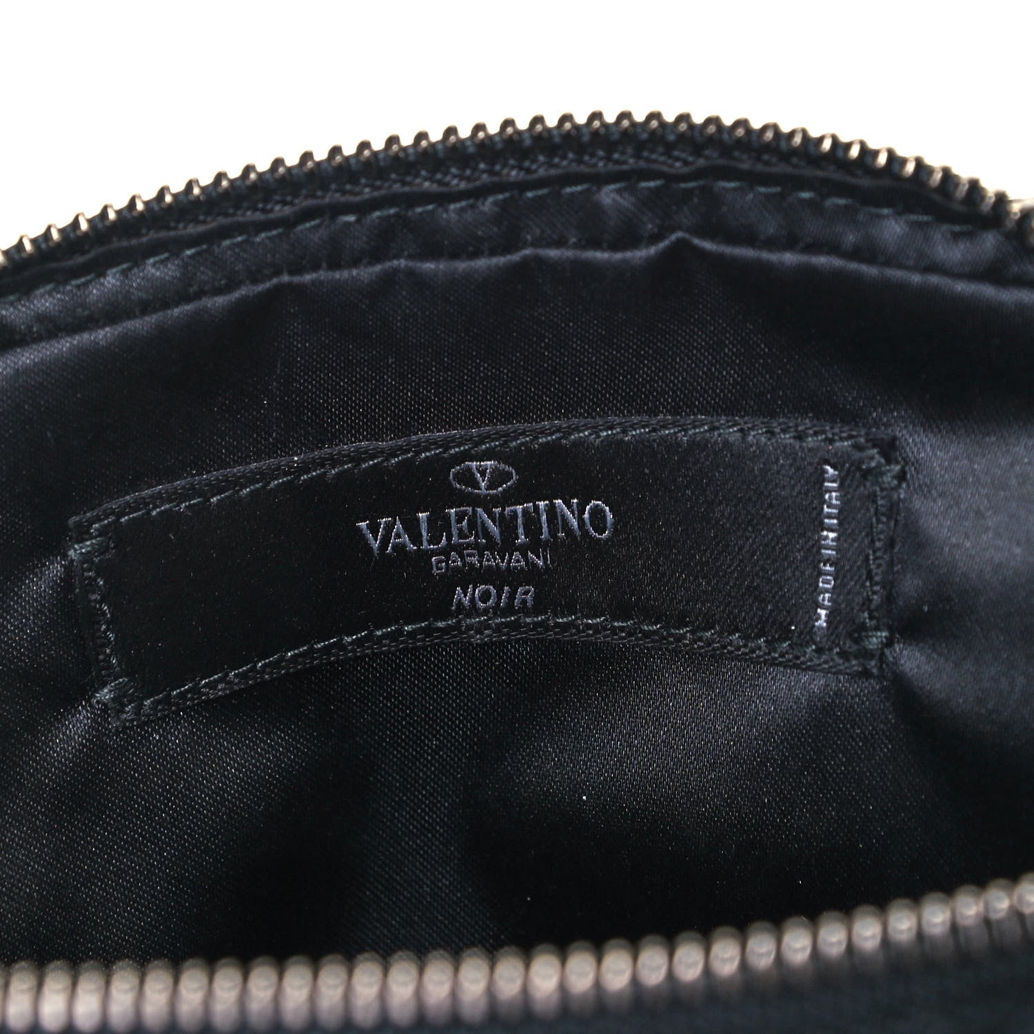 Valentino Garavani Pony Hair Rockstud Double Zip Crossbody Bag Black 5 of 7