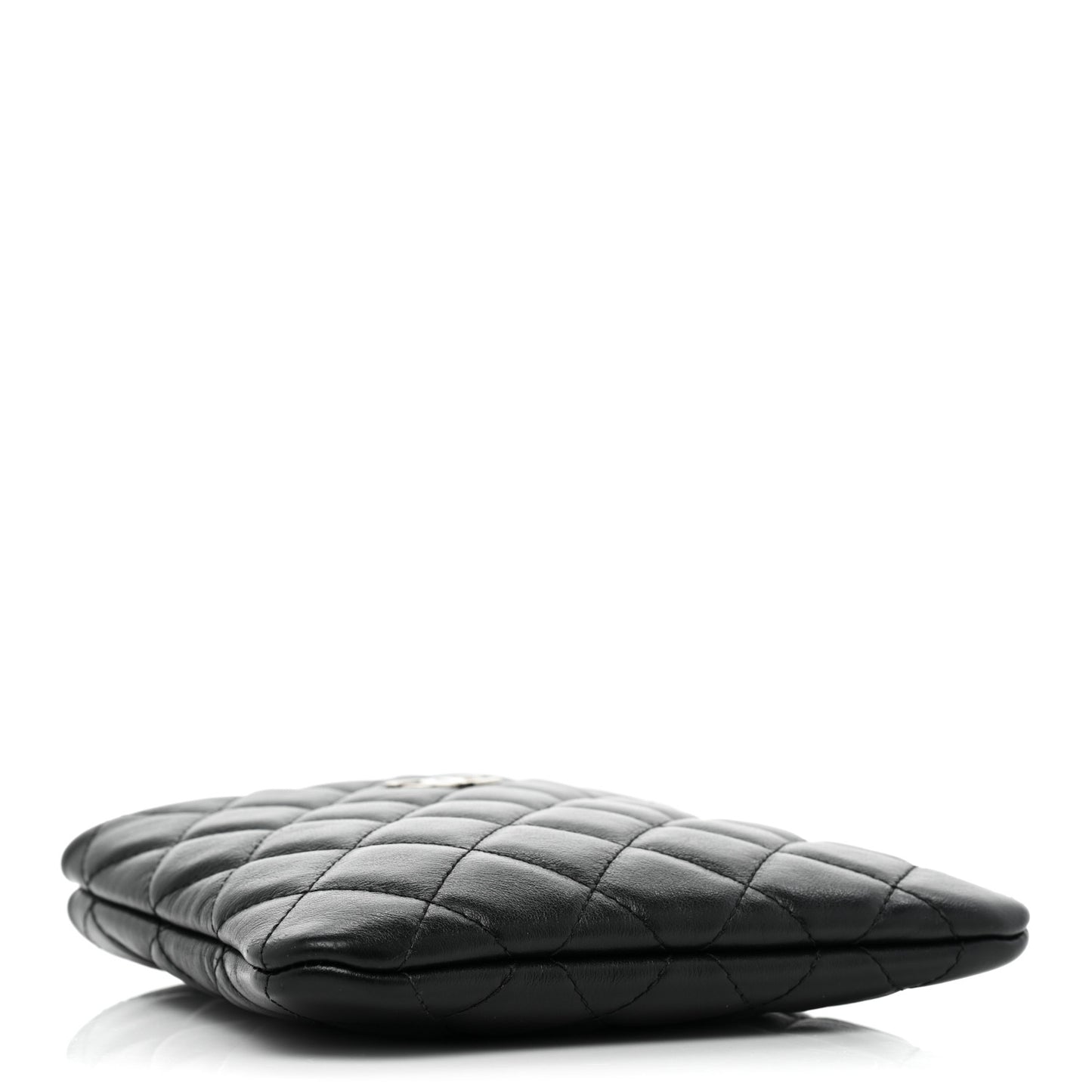 Lambskin Quilted Crossbody Black