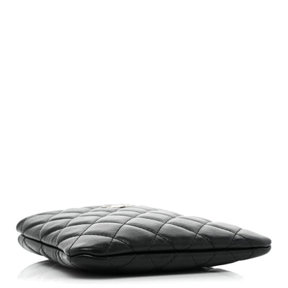 Chanel Lambskin Quilted Crossbody Black 3 of 9