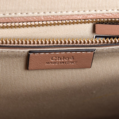 Chloe Goatskin Suede Medium Pixie Bag Nougat 6 of 7