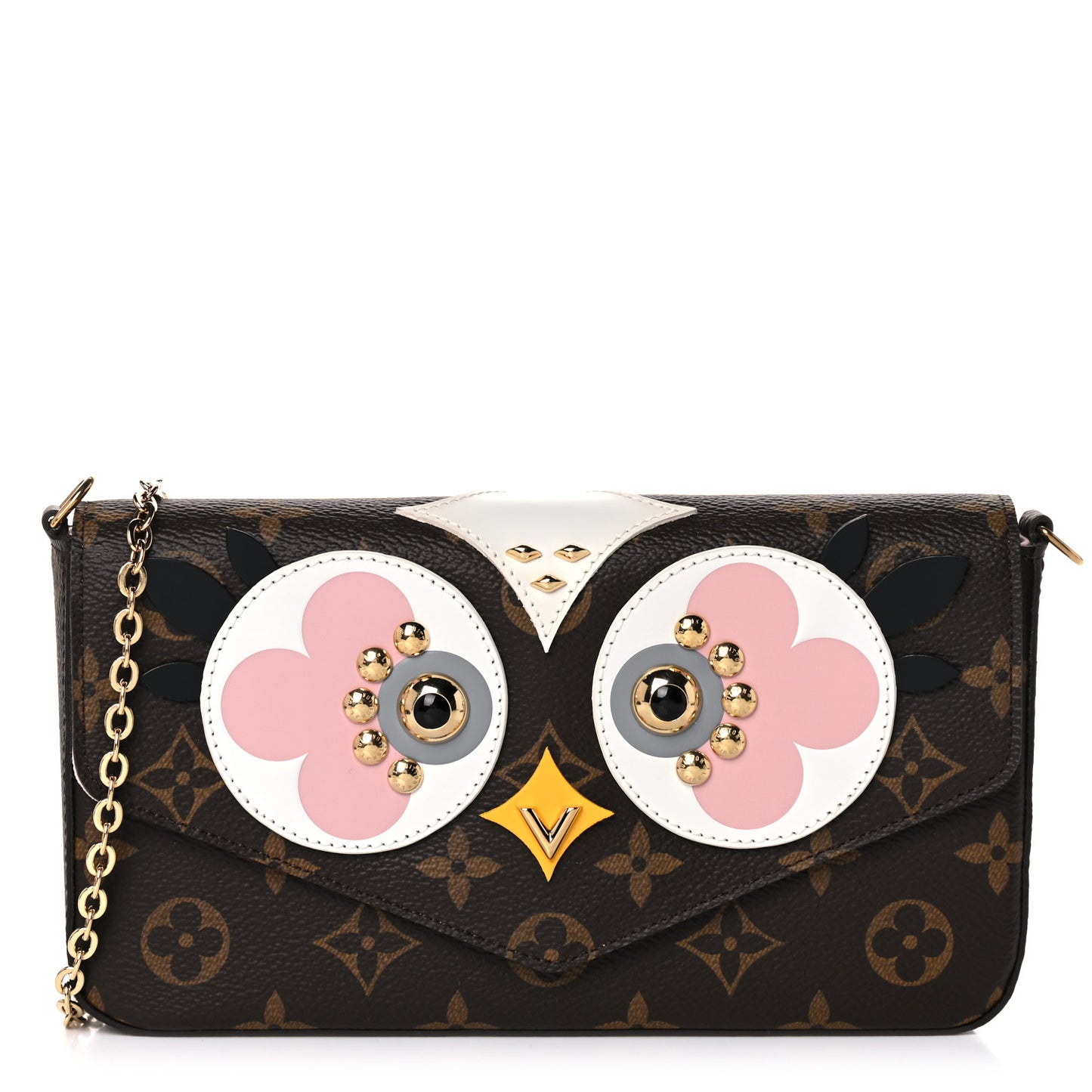 Monogram Lovely Birds Pochette Felicie Chain Wallet