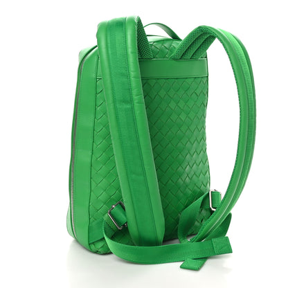 Bottega Veneta Calfskin Intrecciato Small Backpack Parakeet 2 of 9