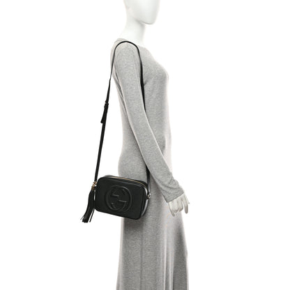 Gucci Pebbled Calfskin Small Soho Disco Bag Black 2 of 11