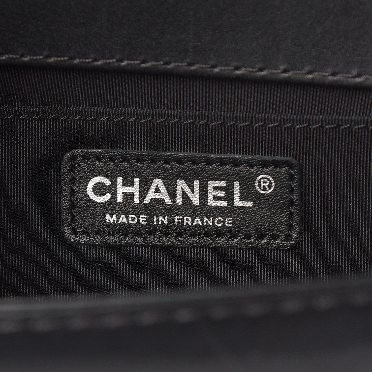 Chanel Calfskin Stitched Medium Boy Flap Black 6 of 9