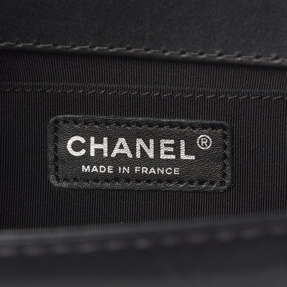 Chanel Calfskin Stitched Medium Boy Flap Black 6 of 9