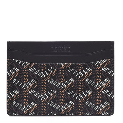 Goyard Goyardine Saint Sulpice Card Holder Black 1 of 7