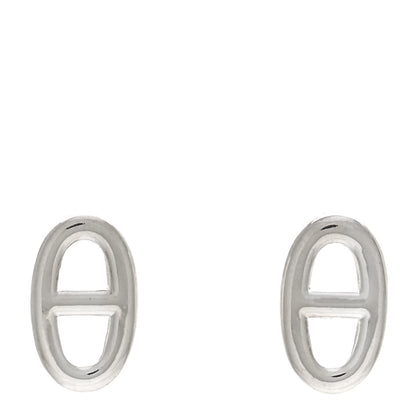 Hermes Sterling Silver TPM Farandole Earrings 1 of 5
