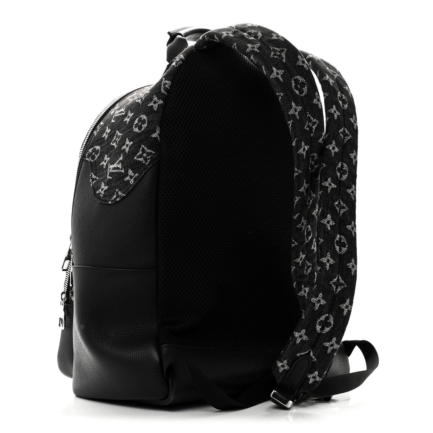 x NIGOLOUIS VUITTON x NIGO Taurillon Monogram Denim Drip Campus Backpack Black Black
