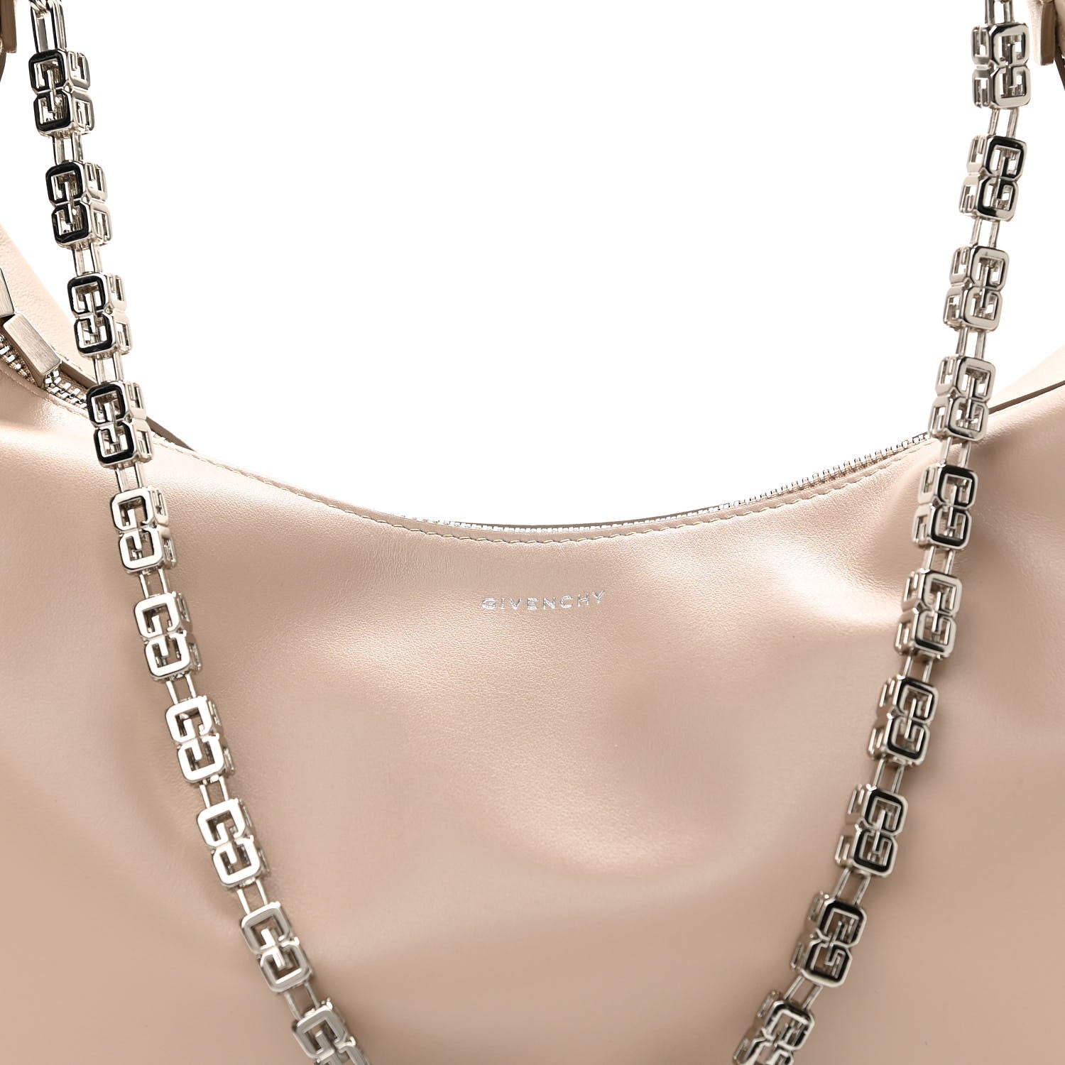 Givenchy Smooth Calfskin Medium Moon Cut Out Shoulder Bag Dune 7 of 9