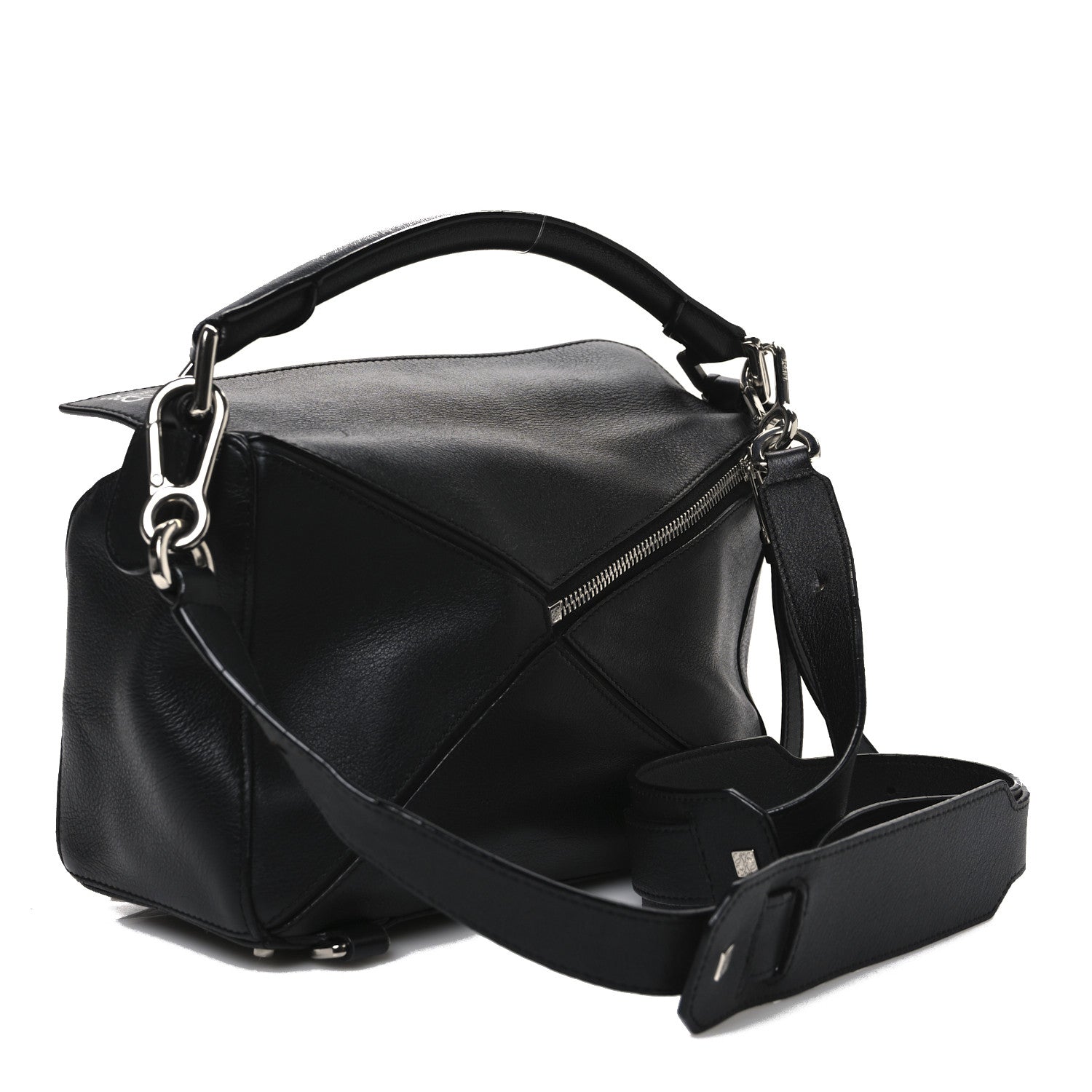 Loewe Calfskin Small Puzzle Bag Black 3 of 11