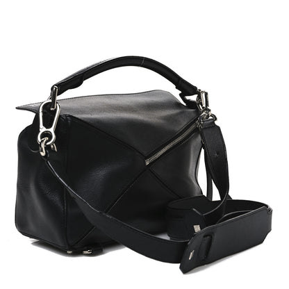 Loewe Calfskin Small Puzzle Bag Black 3 of 11