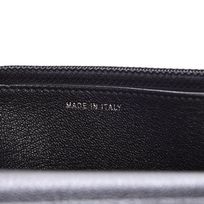 Chanel Goatskin Quilted Diamond CC Wallet On Chain WOC Black 7 of 9