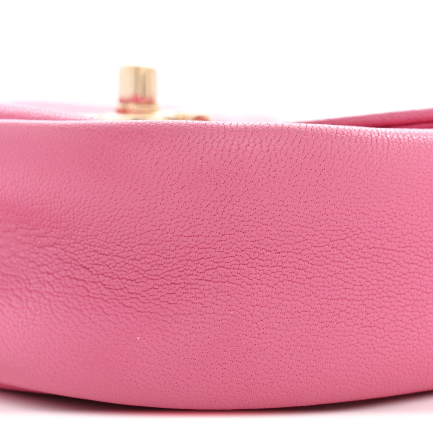 Goatskin Stitched Casual Trip Messenger Flap Pink
