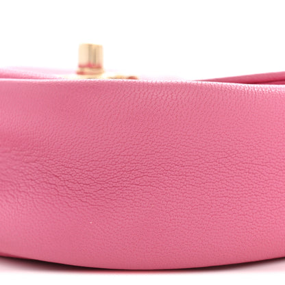 Chanel Goatskin Stitched Casual Trip Messenger Flap Pink 9 of 9