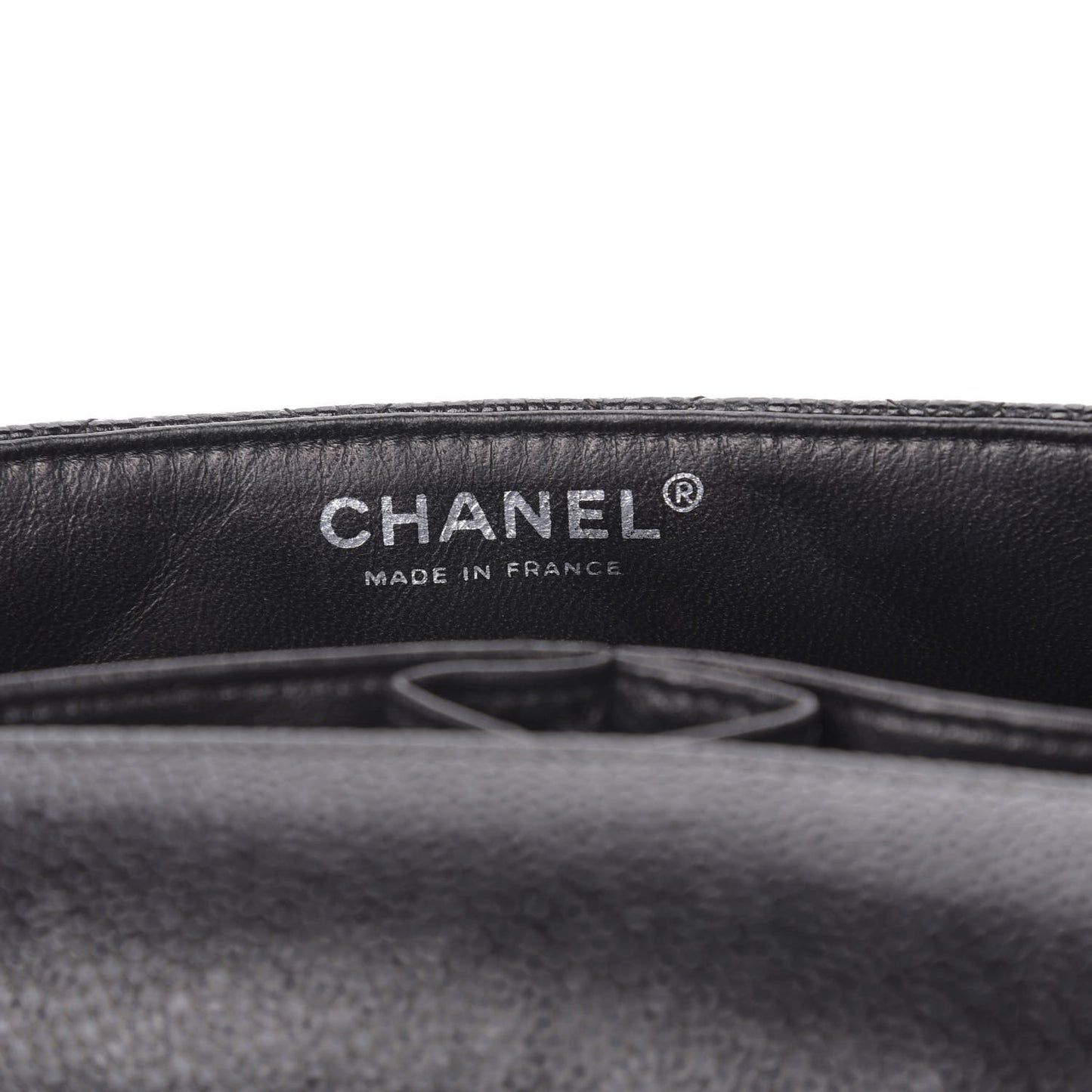 Caviar Quilted East West Flap Black