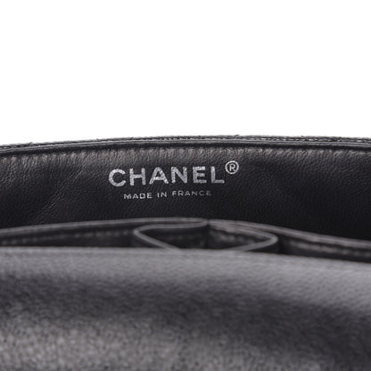 Chanel Caviar Quilted East West Flap Black 9 of 14