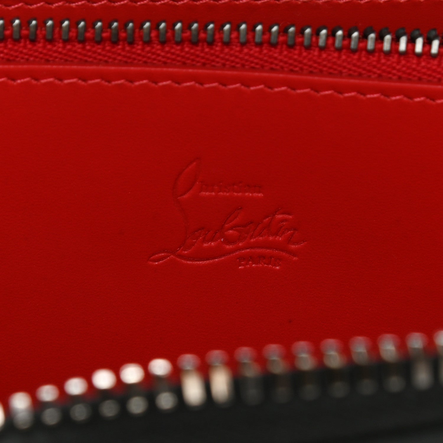 Christian Louboutin Calfskin Loubinthesky Panettone Wallet Black Multimetal 6 of 10