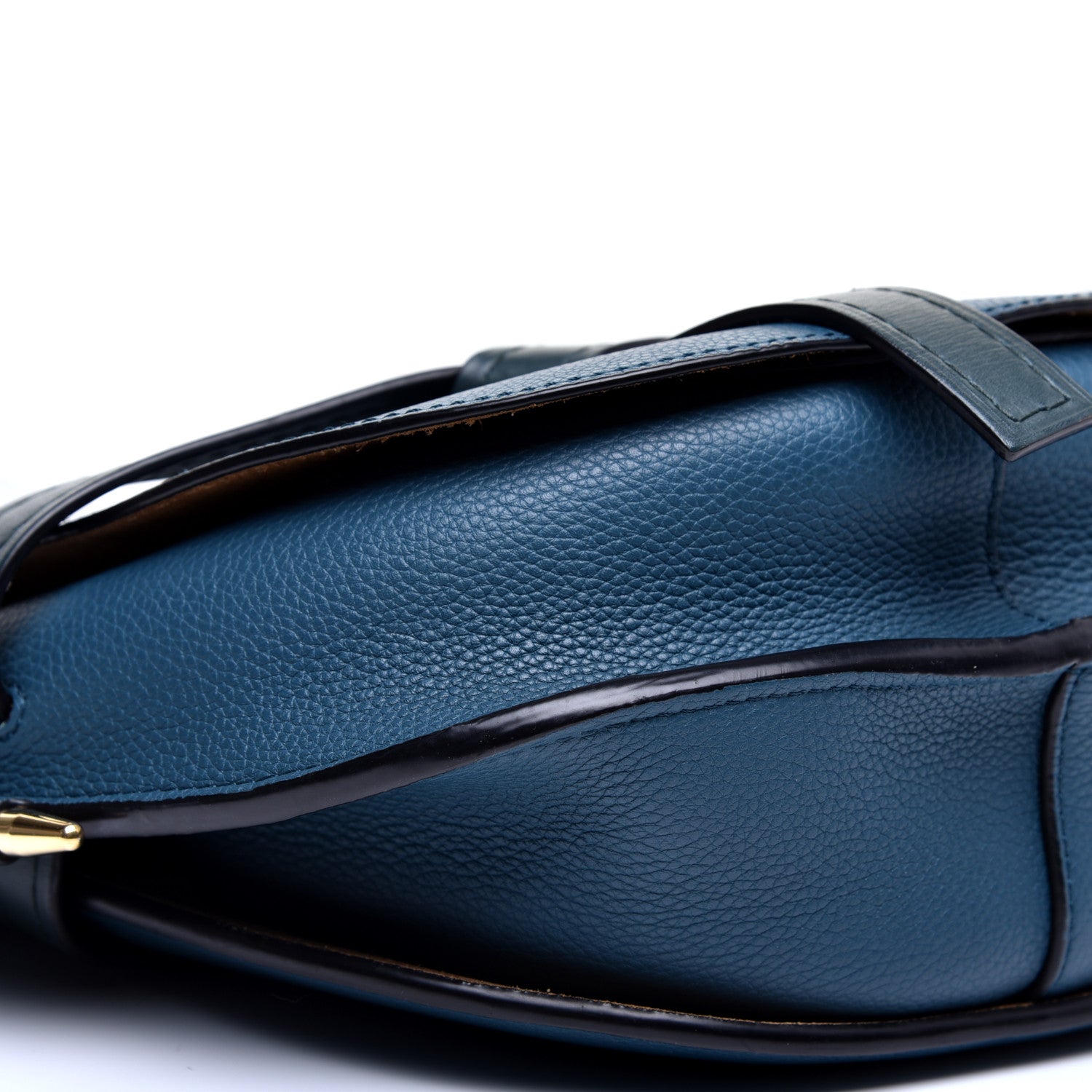 Loewe Grained Calfskin Mini Gate Crossbody Bag Petroleum Blue Cypress 6 of 9