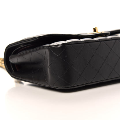 Chanel Lambskin Quilted Medium Double Flap Black 6 of 10