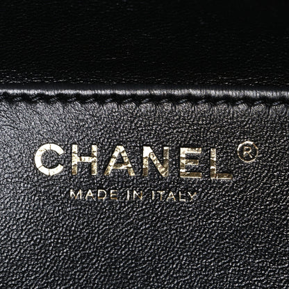 Chanel Lambskin Quilted Waist Bag Fanny Pack Black 6 of 12