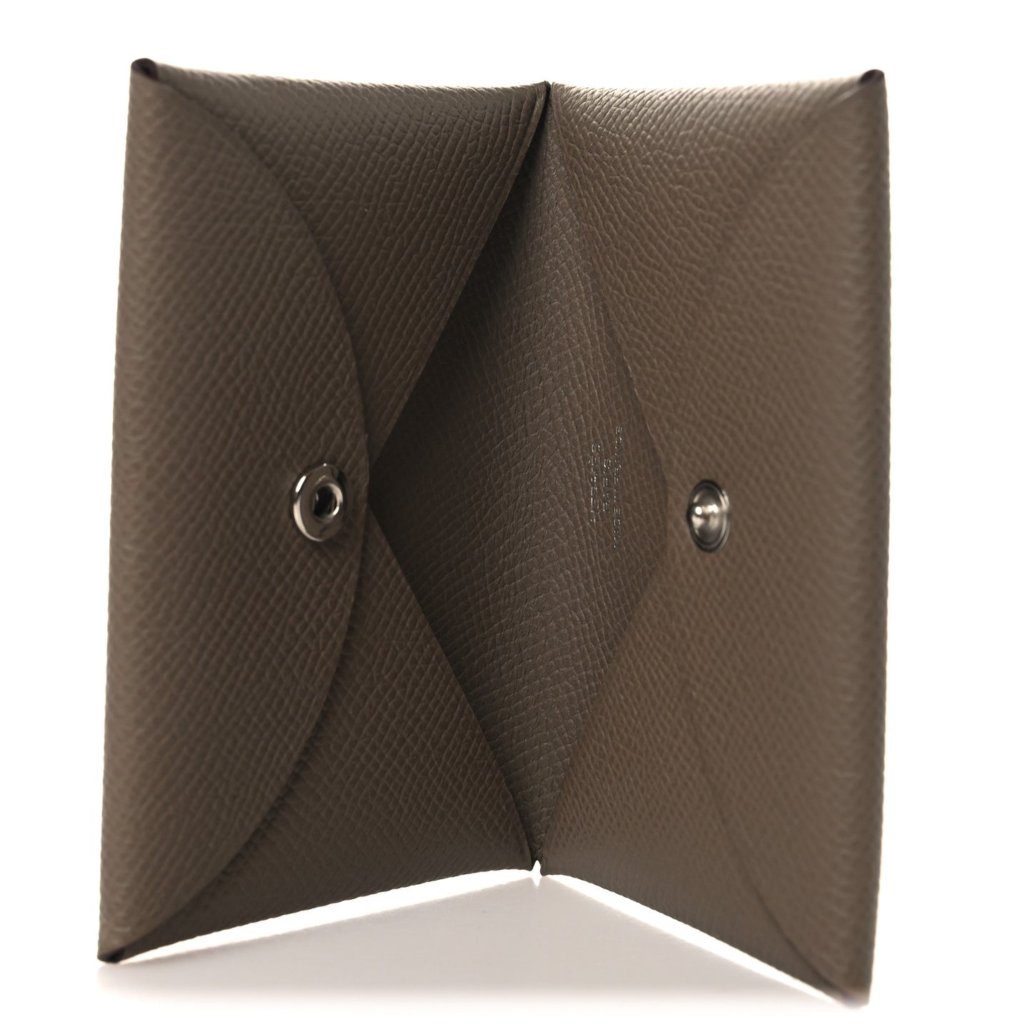 Epsom Calvi Card Case Etoupe