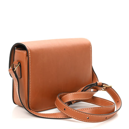 Celine Shiny Calfskin Teen Triomphe Tan 3 of 10