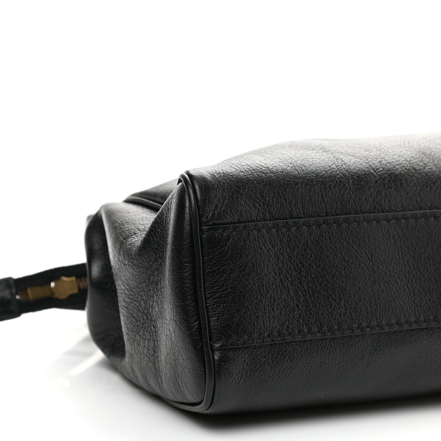 Calfskin Medium Re(Belle) Top Handle Bag Black