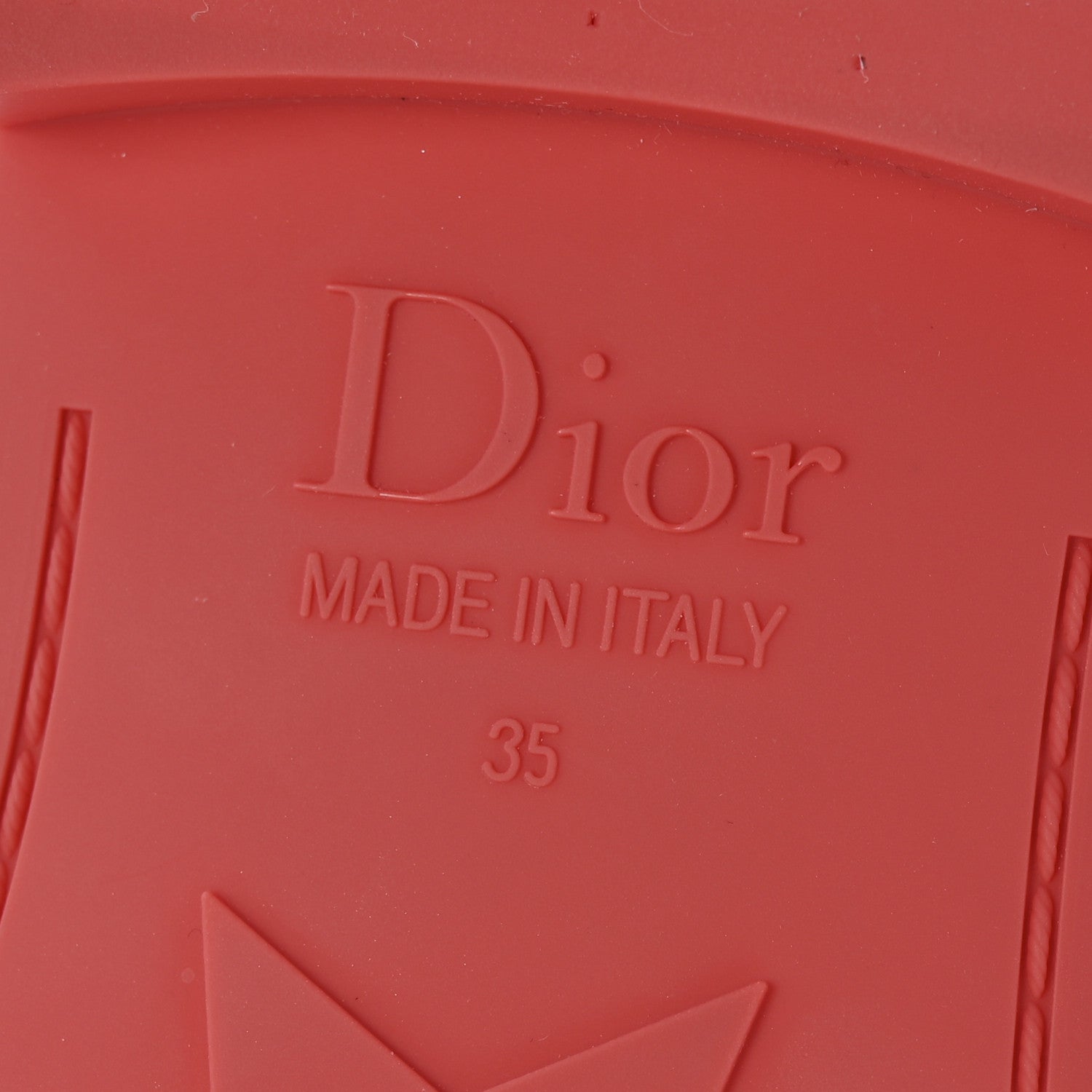 Christian Dior Technical Stretch Fabric Dio(r)evolution Toile De Jouy Slide Sandals 35 Coral 7 of 11
