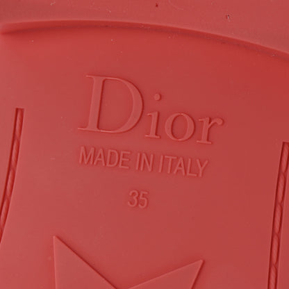 Christian Dior Technical Stretch Fabric Dio(r)evolution Toile De Jouy Slide Sandals 35 Coral 7 of 11