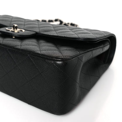 Chanel Caviar Quilted Jumbo Double Flap Black 9 of 9