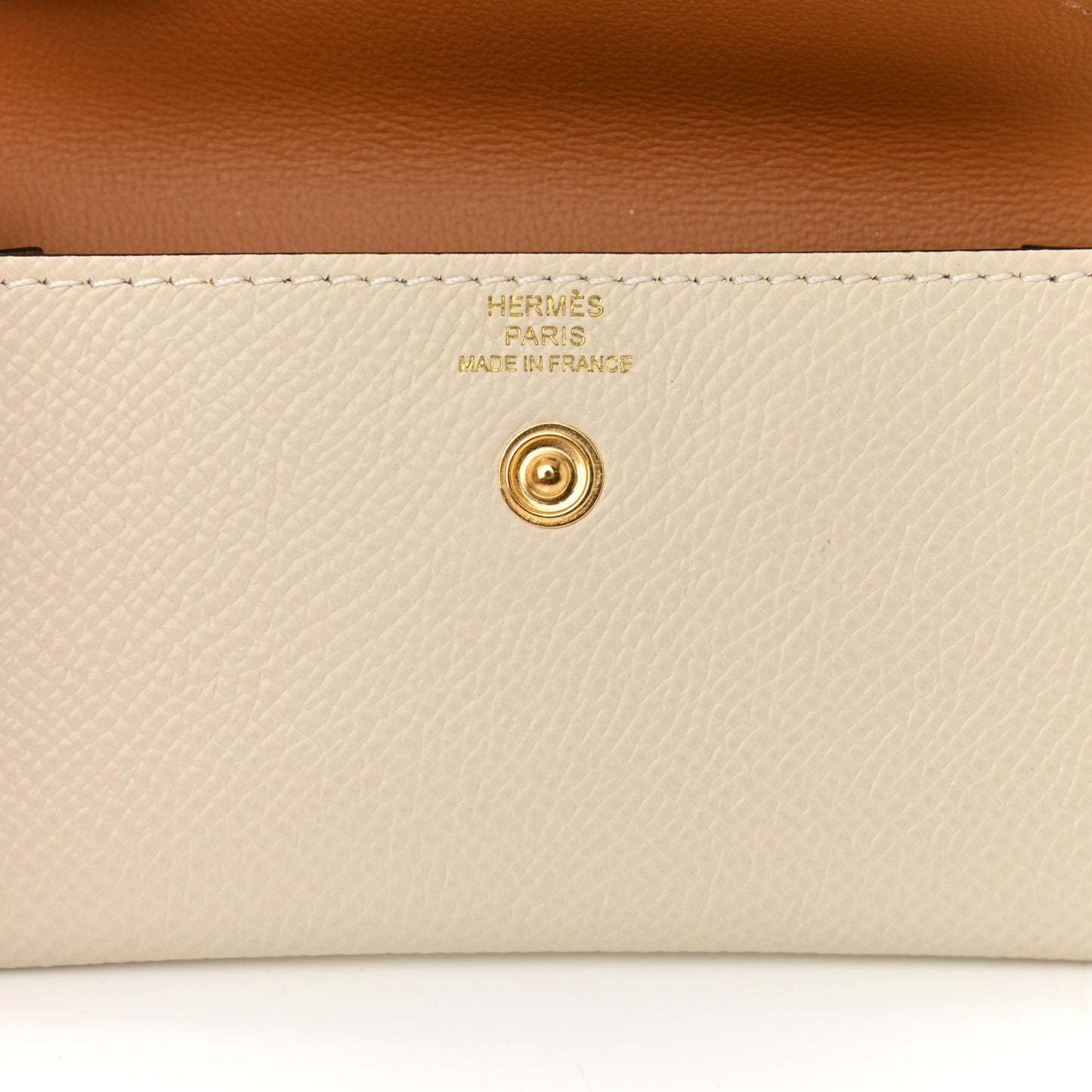 Epsom Kelly Pocket Belt Craie