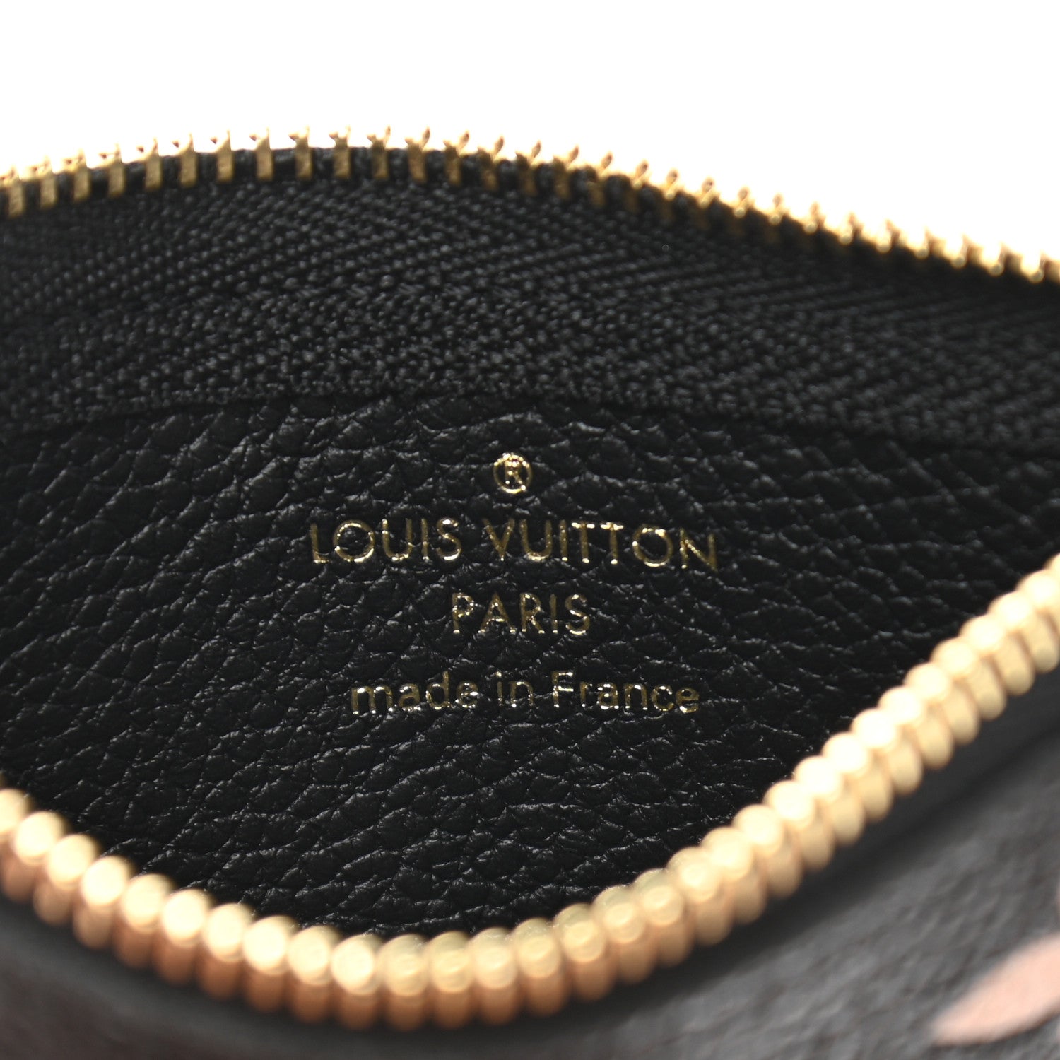 Louis Vuitton Empreinte Monogram Giant Key Pouch Black Beige 5 of 6