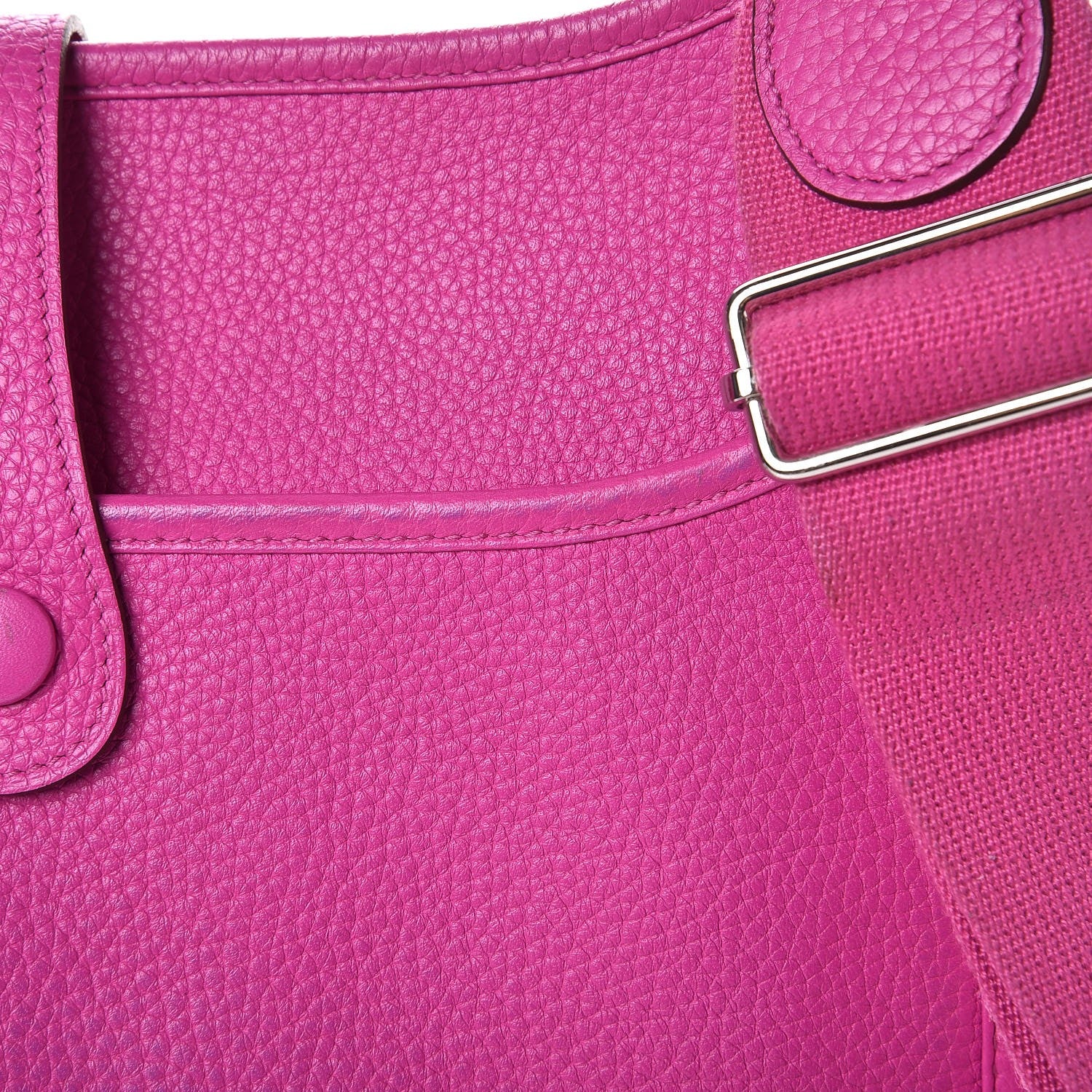 Hermes Taurillon Clemence Evelyne III PM Magnolia 12 of 16