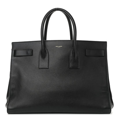 Saint Laurent Calfskin Large Sac De Jour Carryall Black 1 of 14