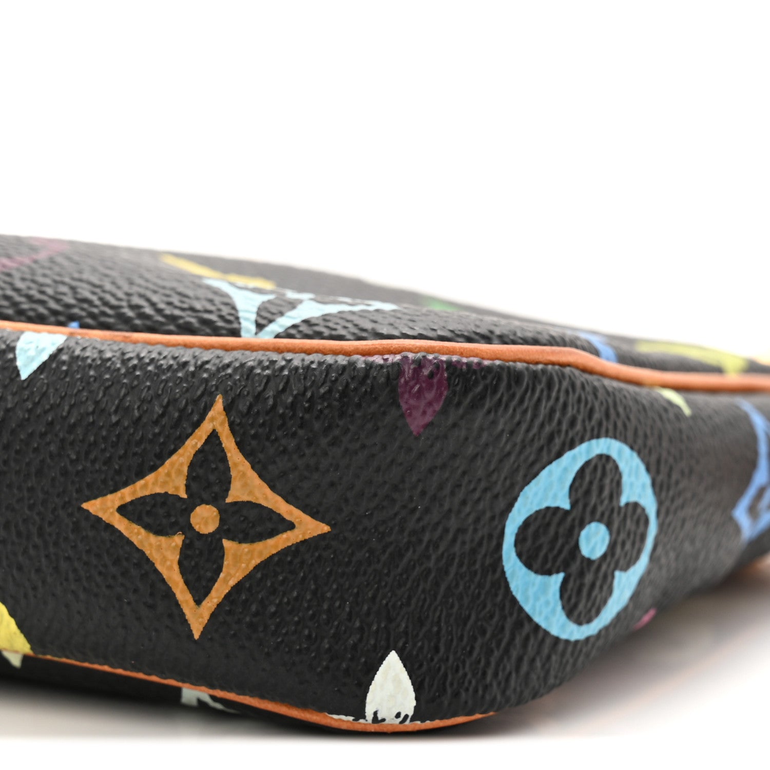 Louis Vuitton Monogram Multicolor Pochette Accessories Black 10 of 11