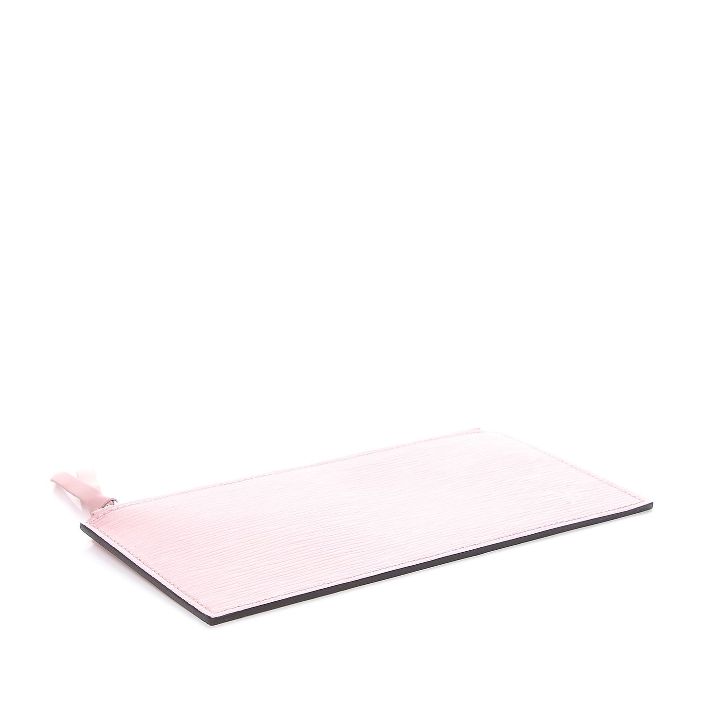 Epi Felicie Chain Wallet Zippered Insert Rose Ballerine