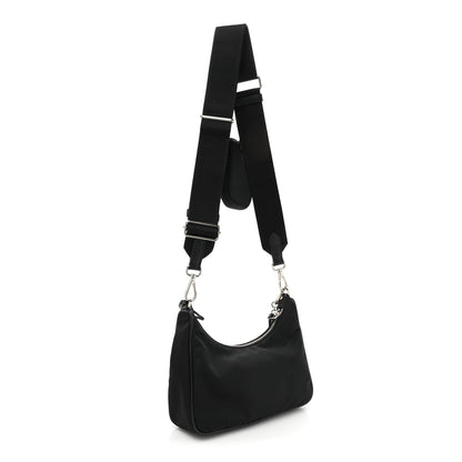 Prada Nylon Re-Edition 2005 Shoulder Bag Black 3 of 12
