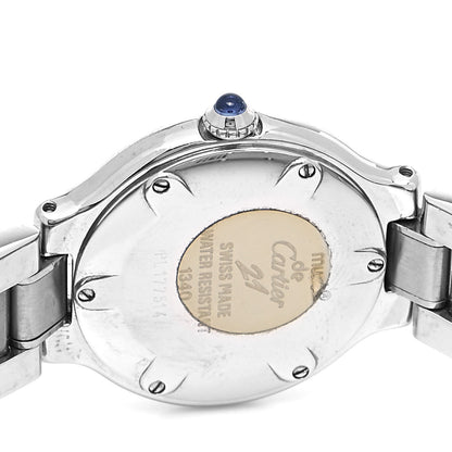 Cartier Stainless Steel 28mm Must De 21 Quartz Watch 4 of 5