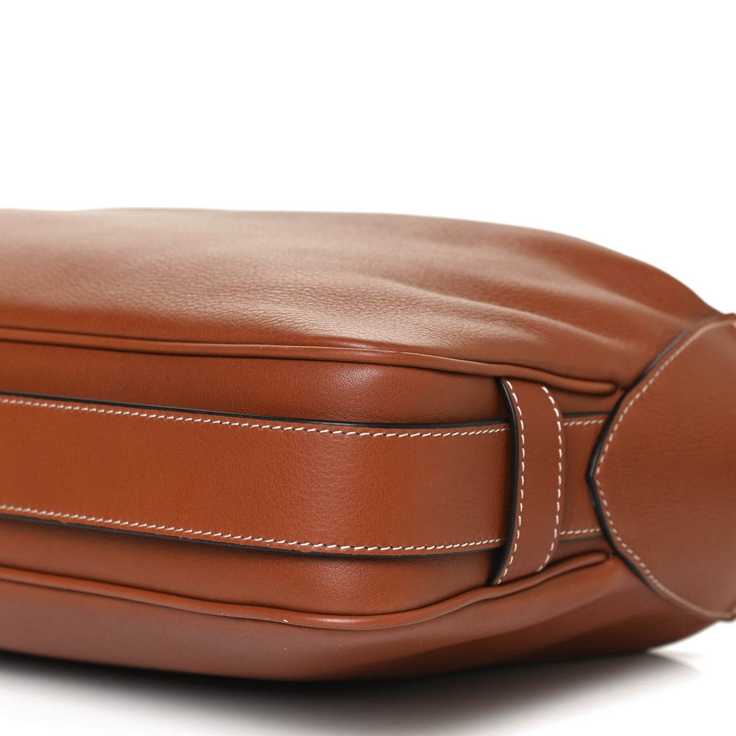 Supple Calfskin Medium Romy Shoulder Bag Tan